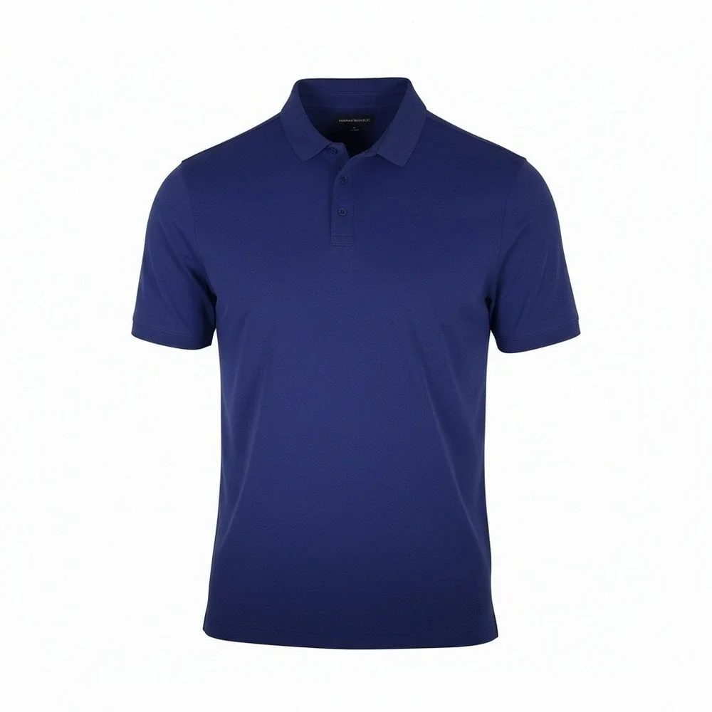 Banana Republic Polo Shirt Mens XL Blue Short Sleeve Cotton Embroidered Logo